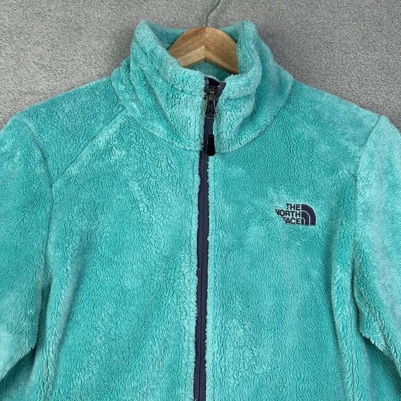 The North Face Jacket Womens S Green Osito Deep Pile Fleece Full Zip Outdoor - Picture 2 of 15